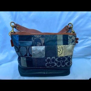 Coach Denim Patchwork